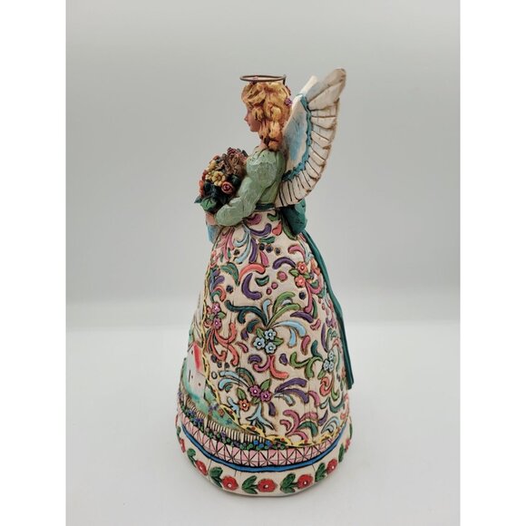 Jim Shore Heartwood Creek Angel Figurine "New Beginnings" CL1674 9 Inches Hand-P - Picture 3 of 9